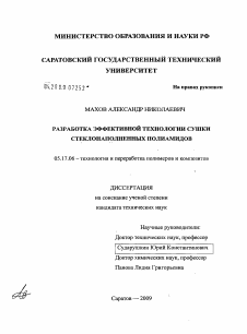 Диссертация по химической технологии на тему «Разработка эффективной технологии сушки стеклонаполненных полиамидов»