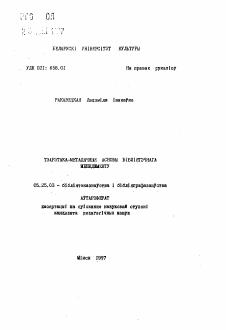 Автореферат по документальной информации на тему «Теоретико-методические основы библиотечного менеджмента»