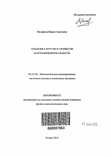 Автореферат по информатике, вычислительной технике и управлению на тему «Упаковка кругов и эллипсов в ограниченную область»